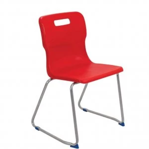 image of TC Office Titan Skid Base Chair Size 6, Red