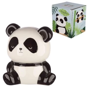 Image of Ceramic Panda Shaped Money Box