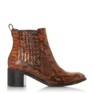 image of Dune London Plaza Ankle Boots - Brown