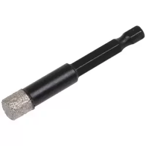 image of Sealey DBD10H Diamond Drill Bit Hex 10mm