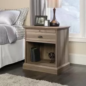 Image of Teknik Office Barrister Home Night Stand Salt Oak Finish with One
