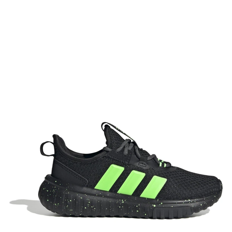 Image of adidas Kaptir 4.0 Shoes Kids Blk/Lme/White male C12 (30.5)