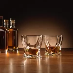 Image of Twisted Glasses with Ice Stones