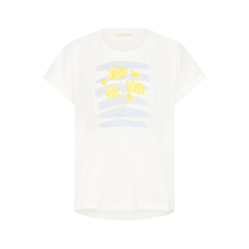 Image of Cream Womens T-Shirt Cream CRAlma Multicolore Female M
