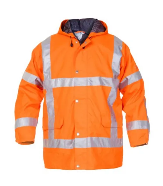 Image of Uitdam Hydrowear Uitdam SNS High Visibility Waterproof Jacket Orange S HYD072370ORS