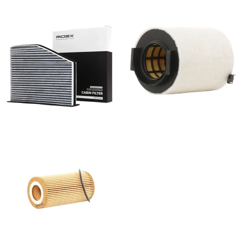 Image of RIDEX 4055F19631 Filter Set with gasket/seal, with pre-filter Filter Set (4055)