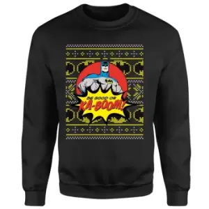 image of Batman Be Good Or Ka Boom! Sweatshirt - Black - L - Black