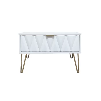 image of Ice 1 Drawer Midi Chest - White