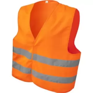 Image of Bullet Unisex Adults See Me Too Safety Vest (XL) (Neon Orange)