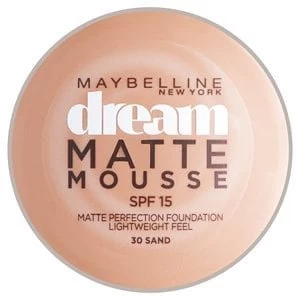 Image of Maybelline Dream Matte Mousse Foundation 30 Sand 10ml Nude