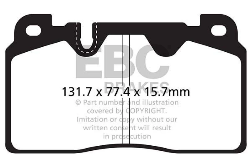 Image of EBC Brakes Brake pad set EBC Brakes DP42168R