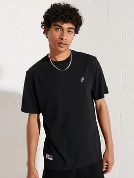 Image of Superdry Code Essential T-Shirt - Black Size M Men