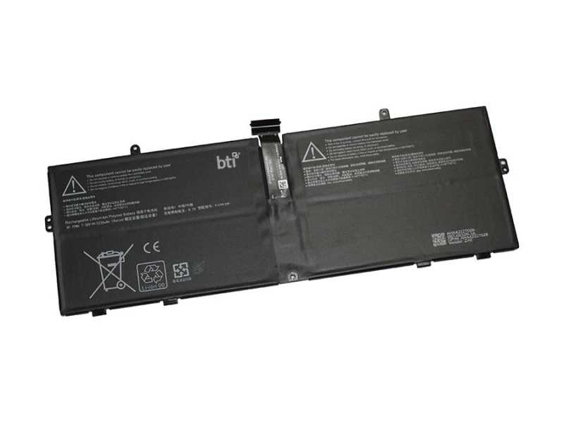 Image of BTI BTI AHA42227028 compatible 39.7Wh 4-cell battery for Microsoft SURFACE LAPTOP GO 12.4 (MODEL 1943) SURFACE LAPTOP GO 2 (MODEL 2013) AHA42227028-BT