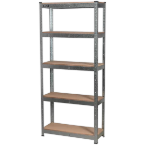 image of Sealey AP6150 5 Shelf Galvanised Racking Unit