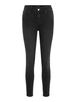 image of PIECES Stretchy Skinny Fit Jeans Women Black