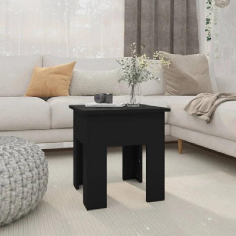 Image of VIDAXL Coffee Table Black 40x40x42cm Engineered Wood Vidaxl 8720286836002