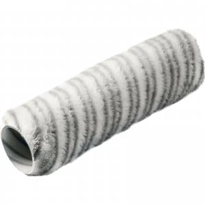 image of Stanley Medium Pile Silver Stripe Paint Roller Sleeve 44mm 230mm