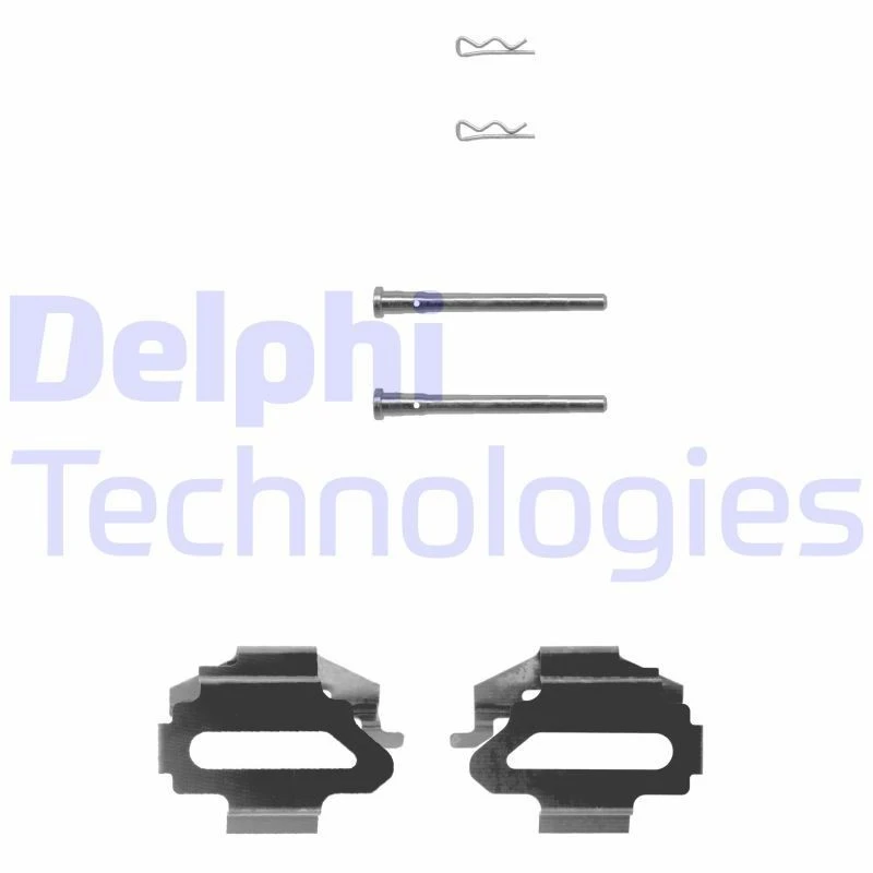 Image of DELPHI Brake pad fitting kit DELPHI LX0162