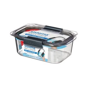 image of Sistema Brilliance Medium Rectangular Container - 920ml