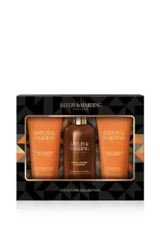 image of Black Pepper & Ginseng Mens Luxury Bathing Trio Gift Set