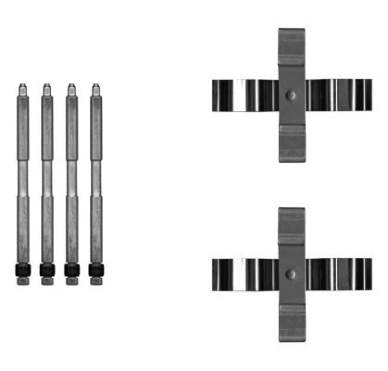 Image of Brake pad fitting kit TEXTAR 82543400