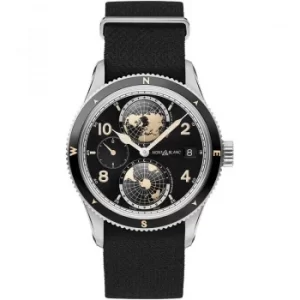 Image of Mens Mont Blanc 1858 Geosphere World Timer Automatic Watch