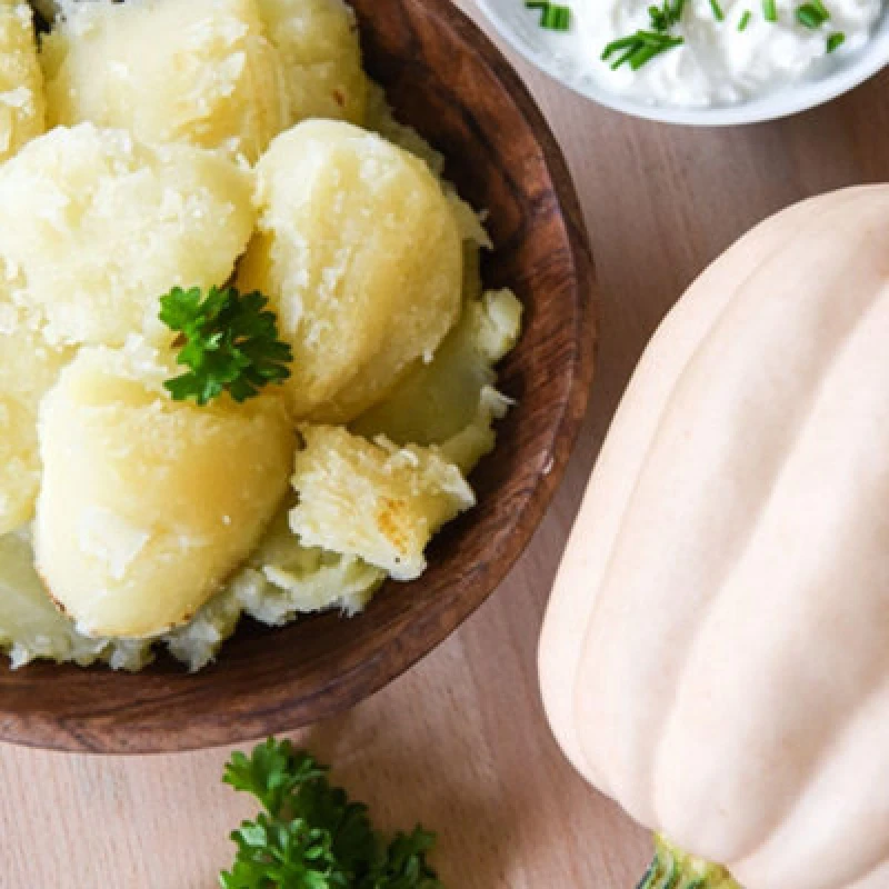 Image of Thompson & Morgan Acorn Squash Seeds - Creamy White Flesh Vegetable Low-Calorie Alternative UK Gardens 10 Seeds