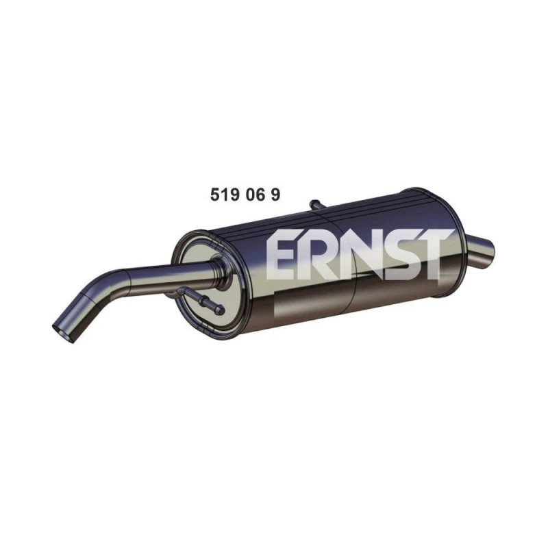 Image of ERNST 519069 Rear silencer without exhaust tip End Silencer (3437)