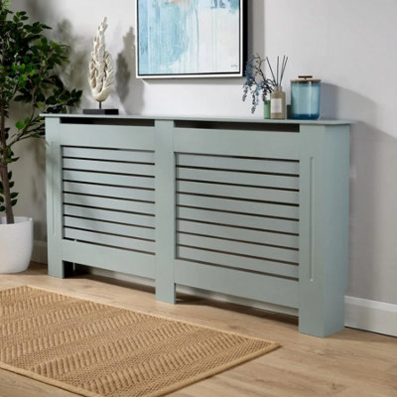 Image of Home Source York Extra Large Radiator Cover Unit Grey