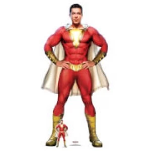 image of Shazam Cape Stylised (Zachary Levi) Life Size Cut-Out