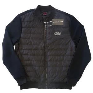 Image of Pink Floyd - Dark Side of the Moon Oval Unisex XX-Large Quilted Jacket - Black