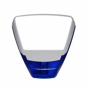 Image of Pyronix Deltabell Dummy Blue Base and White Cover Decoy Alarm Bell Box