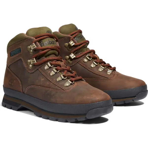 Image of Timberland Mens Euro Hiker Walking Ankle Boot - UK 8 / US 8.5 Brown male PS3605MBR8