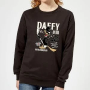 Image of Looney Tunes Daffy Concert Womens Sweatshirt - Black