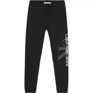 Image of Calvin Klein Jeans Gradient Monogram Joggers - Black