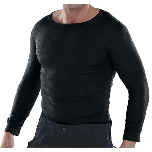 image of Beeswift Beeswift Long Sleeve Thermal Vest Black L THVLSBLL