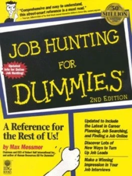 Image of Job Hunting for Dummies by Max Messmer Book