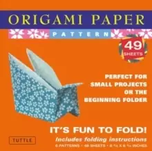 Image of Origami Paper - Patterns - Small 6 3/4" - 49 Sheets : Tuttle Origami Paper: Origami Sheets Printed with 8 Different Designs: Instructions for 6 Projec