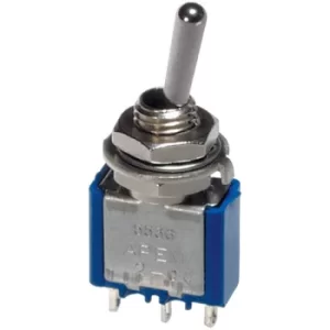 image of Apem 5237A Toggle Switch SPDT On-Off-On 250V 3A