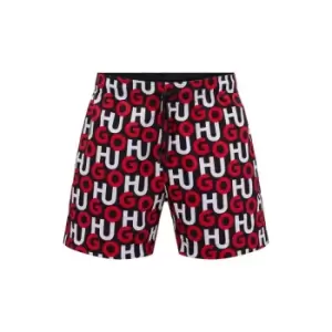 Image of Hugo Kook Swim Shorts Mens - Black