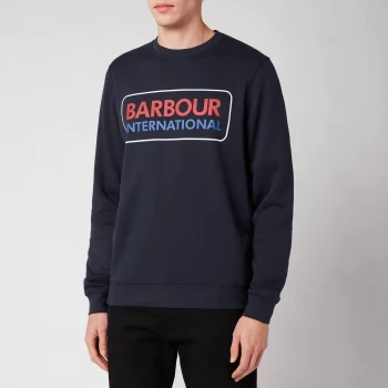 Image of Barbour International Mens Event Logo Sweatshirt - Navy - L