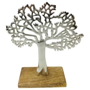 image of Silver Tree Ornament