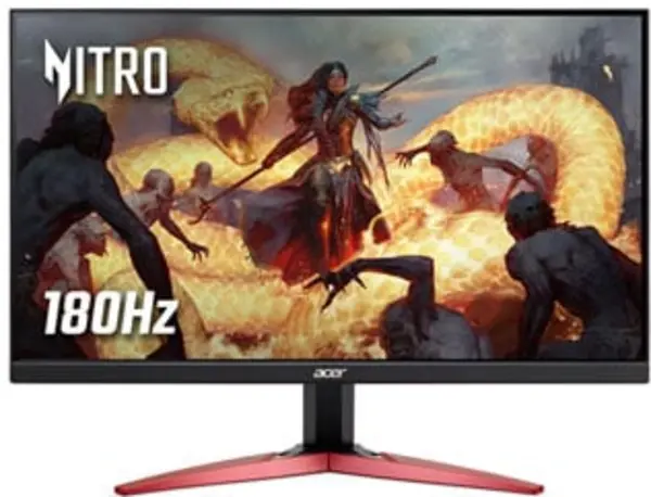 image of Acer Nitro 23.8" KG241YM3 Full HD ZeroFrame IPS Gaming Monitor