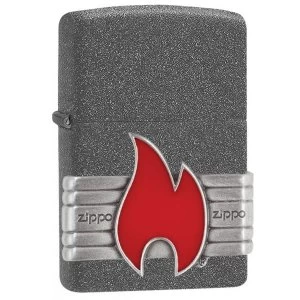 Zippo Unisex's Red Vintage Wrap Iron Stone Windproof Lighter