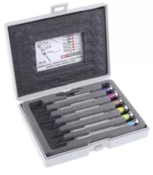 Image of Facom Precision Phillips; Hexagon Screwdriver Set 6 Piece