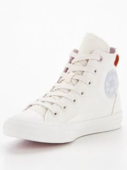 Converse All Star Hi - Off White, Size 3, Women