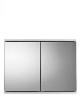 Image of Croydex Simplicity Double Door Bathroom Wall Cabinet