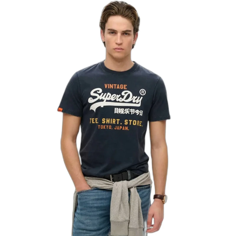 Image of Superdry T-Shirt Superdry Vl Cali Bleu Male S