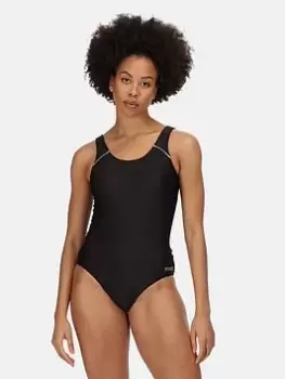 Image of Regatta Regatta Active Swimsuit, Black, Size 18, Women