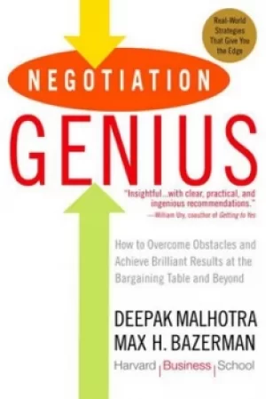 Image of Negotiation genius by Deepak Malhotra